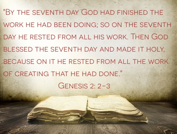 Genesis 2:2,3