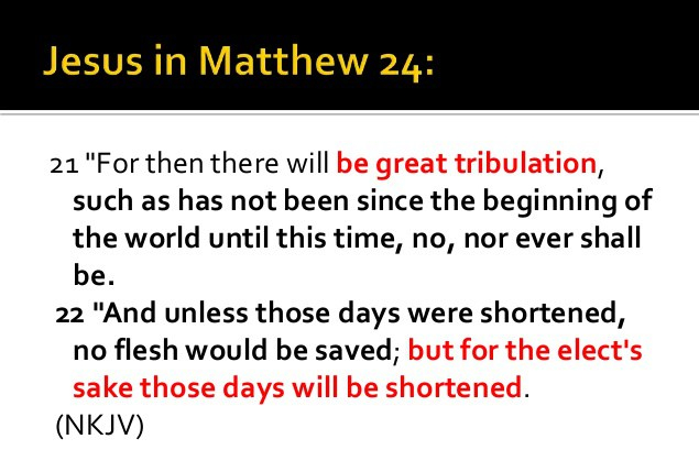 Matthew 24:21-22