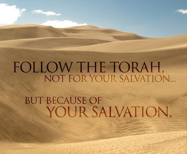 Torah because saved